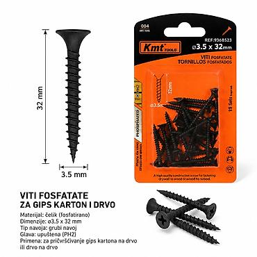 KMT Čelika ekser 9368523 Vijci fosfatirani za gips‑karton i drvo