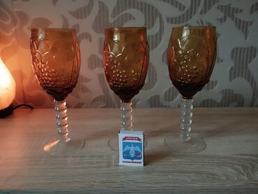набор для рисования в баку: Бокалы, цвет - Коричневый, Стекло at lalafo.az набор для рисования в баку: Бокалы, цвет - Коричневый, Стекло
