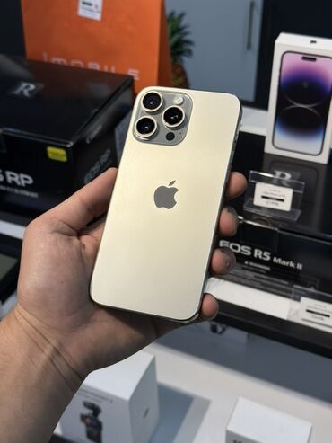 iphone xs max irşad: IPhone 15 Pro Max, 256 ГБ, Золотой, Face ID