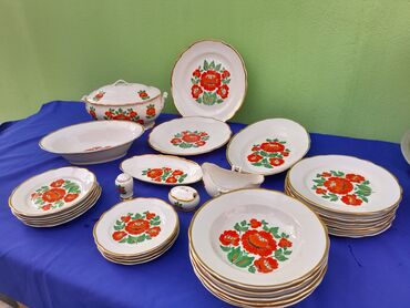 Nahar dəstləri və servizlər: Nahar dəsti, rəng - Ağ, Farfor — 1