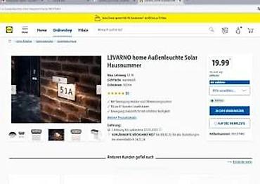 menta sadnice: LED solarna spoljašnja lampa sa kućnim brojem – LIVARNO home - Zidna — 9