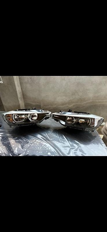 Автозапчасти: BMW f30 ön faralar (sol + sağ cüt) - Orijinal far korpusları, halogen — 2