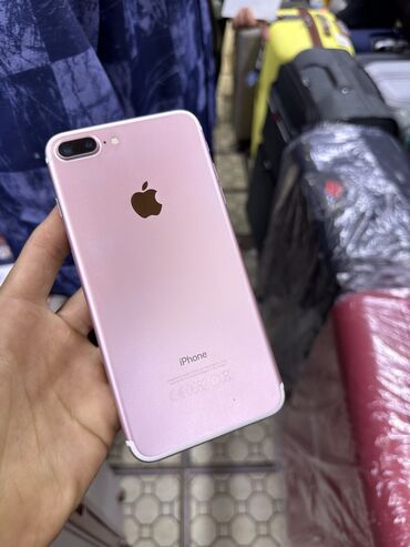 айфон 7 бу бишкек: IPhone 7 Plus, Б/у, 128 ГБ, Rose Gold, Чехол, 100 %