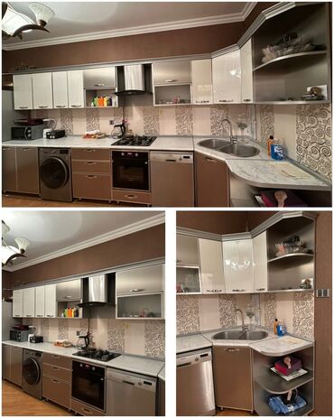 Спальные гарнитуры: Mətbəx mebeli üzərində asperator daxil olmaqla 600₼. Ölçü dəqiq