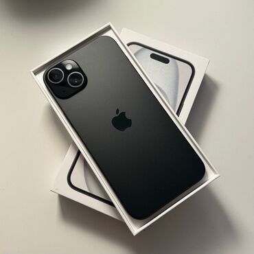 Apple iPhone: IPhone 15 Plus, 256 GB, Qara, Zəmanət, Kredit, Face ID
