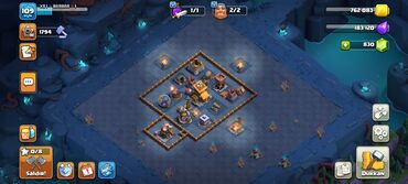 İT, komputerlər, əlaqə: Clash of Clans hesabı – Asıl Kənd və İnşaatçı Bazasına malik aktiv — 9