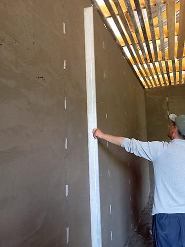 dur plaster: Штукатурка стен под маяк - Ровные стены под покраску и обои - Работа — 3