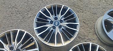 5 110: Литые Диски R 18 Hyundai, Комплект, отверстий - 5, Б/у — 5