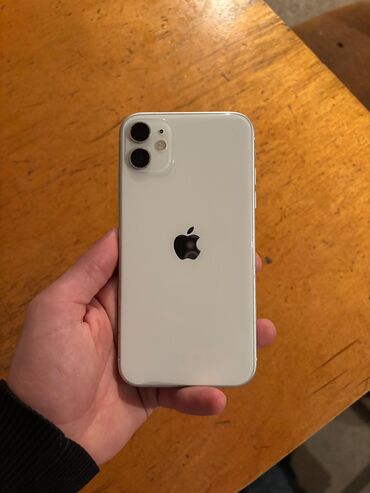 iphone 11 pri: IPhone 11, 64 GB, Ağ, Face ID