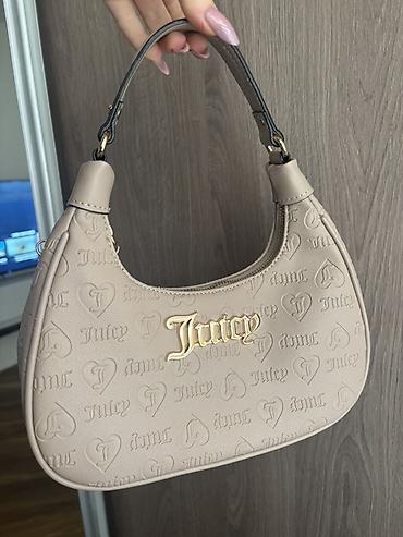 Torbe: Juicy Couture torbe – i Guess 1) Bež baguette torbica - Materijal — 1