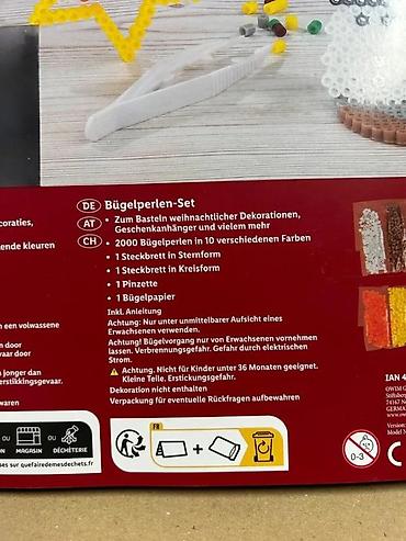 Kreativni setovi za decu: Set za peglanje perlica – Crelando, 2000 kom - Komplet sadrži oko — 5