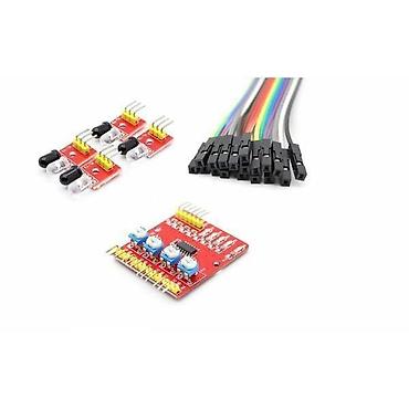 4’lü Xətt İzləyən Sensor Dəsti – 4 Way Tracking Module Xülasə: - 4 lalafo.az -da 4’lü Xətt İzləyən Sensor Dəsti – 4 Way Tracking Module Xülasə: - 4