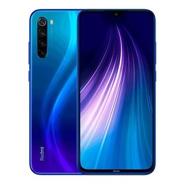 Xiaomi: Xiaomi Redmi Note 8T, 64 GB, rəng - Mavi, 
 Düyməli, Sensor, Barmaq izi