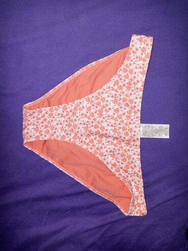 crop top new yorker: L (EU 40), Polyester, Floral, color - Orange