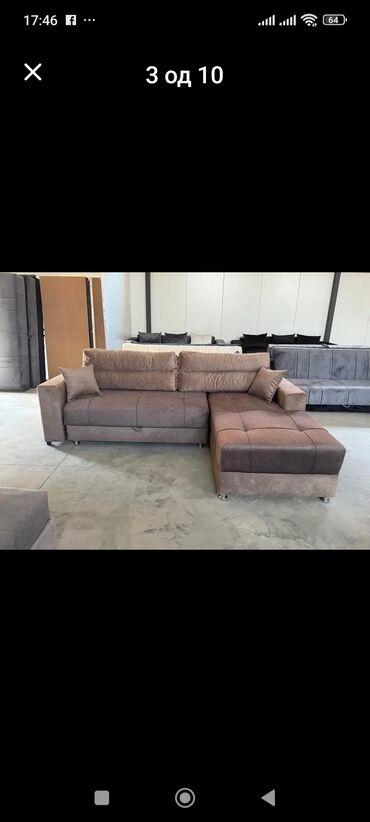 Ugaone garniture: Ugaona garnitura sa MEMO PENOM ležajem i prostorom za odlaganje. - — 3