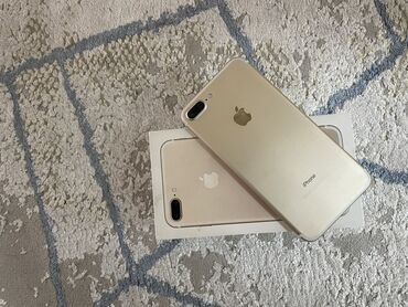 Apple iPhone: IPhone 7 Plus, Б/у, 256 ГБ, Matte Gold, Наушники, Защитное стекло, Чехол, 100 %