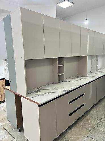 silver kitchen: Кухонный гарнитур, Новый, В рассрочку, ДСП, Бесплатная доставка — 8