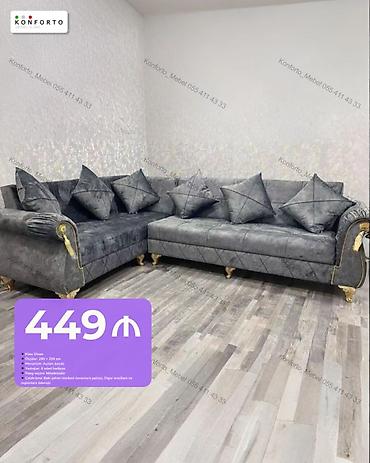 Künc divan – müasir dizaynlı, komfortlu və eleqant model