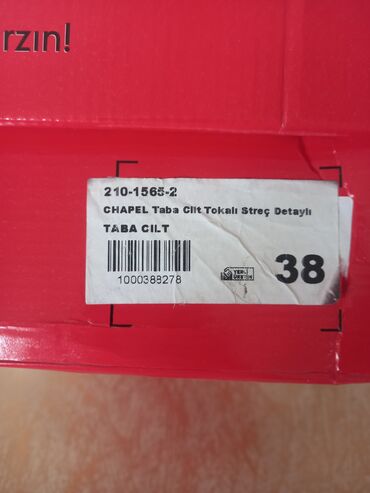 Çəkmələr: Türkiyə istehsalıdır. Marka-Chapel. Ölçü 38. Yenidir, heç istifadə — 8