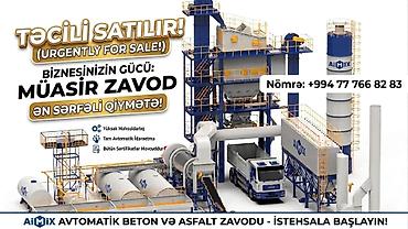 Kommersiya daşınmaz əmlakı: Tecili ASFALT ZAVODU SATILIR. Tikinti və yol layihələriniz üçün — 7