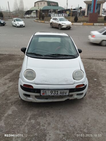 Daewoo: Daewoo Matiz: 1999 г., 0.8 л, Механика, Бензин, Фургон