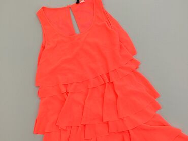 Sukienki letnie: Sarafan H&M, S (EU 36), stan - Idealny, wzór - Jednolity kolor, kolor - Pomarańczowy