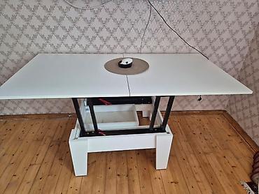 yigilib: Jurnal masası, İşlənmiş, Transformer, Laminat, Kvadrat masa — 2