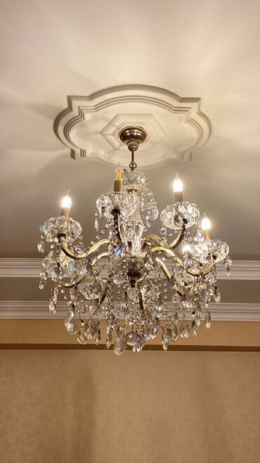 бочки пластиковые 200 литров: Çılçıraq, 10 və daha çox lampa, Xrustal