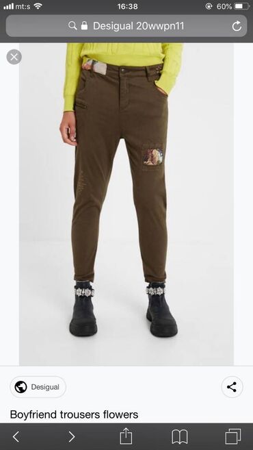 Farmerke: Original Desigual moderne farmerke sa vezenim zakrpama i drugim — 5