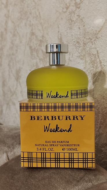 eclat parfum de weekend: ✨burberry weekend 100ml A klass qaliciliqi 1 gundu 100ml baqli qutuda — 1