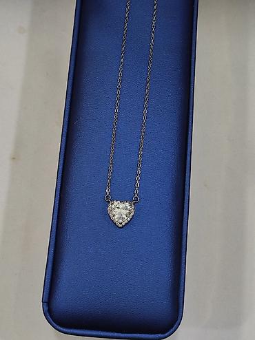 Серебряные колье: Серебряная Цепочка " Сердечка" Серебро 925 пробы Длина 45 -50см — 3