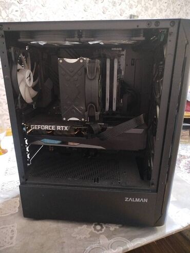 Masaüstü kompüterlər və iş stansiyaları: Cpu: Ryzen7 5700x Gpu: Auros 3060 Ti Ram: 16 gb 3600 Mhz Plata: Tuf