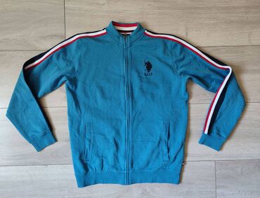 Duksevi: Duks, S (EU 48), U.S. Polo Assn, bоја - Svetloplava, Sa rajferšlusom — 1