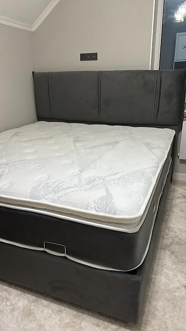 id store: Двуспальная кровать, Новый, С матрасом, длина - 200 см — 5
