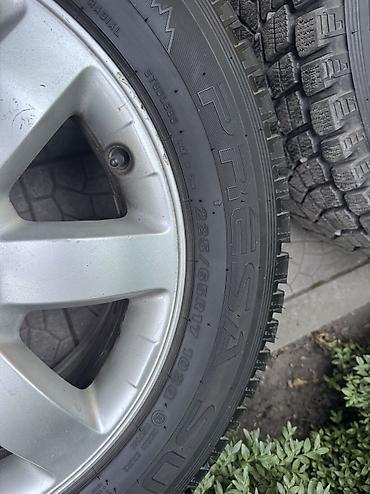70 сом: Дөңгөлөктөр монтажда 225 / 65 / R 17, Кыш, Колдонулган, Комплект, Жеңил унаалар, Куйма, тешиктери - 5 — 5