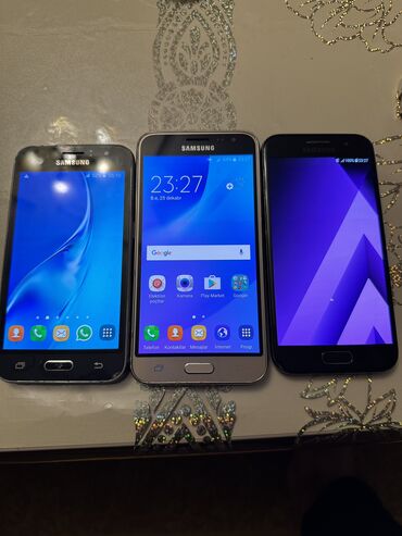 galaxy a3 2016: Samsung Galaxy A3 2017, rəng - Qara, Düyməli, Barmaq izi, Sənədlərlə