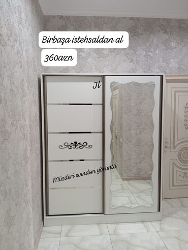 Dolablar: Yeni, Açılan, 3 qapılı Düz dolab, Qarderob, paltar dolabı, Azərbaycan — 26