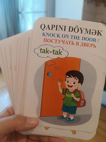 Uşaqlar üçün digər mallar: Loqoped ve psixoloq kartları. heyvan meyvə tərəvəz,hereket — 4