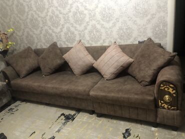 Диваны: Угловой диван, Б/у, Раскладной, С подъемным механизмом, Нет доставки