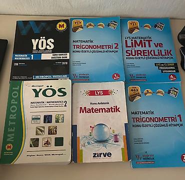 İdman və hobbi: YÖS, YGS/LYS və ümumi riyaziyyat üzrə geniş hazırlıq kitabları dəsti — 2