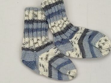skarpety w świąteczne wzory: Шкарпетки, 22–24, стан - Хороший