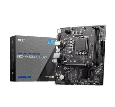 SSD diskləri: Ana Platası MSI PRO H610M-E DDR4, Yeni