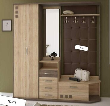 Dolablar: Yeni, Açılan, 2 qapılı Düz dolab, Dəhliz dolabı, Azərbaycan — 25