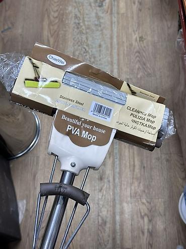 сменная тряпка для швабры: Швабра PVA Mop с отжимом и двойным роликом - Тип: швабра с губкой из — 2