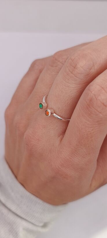 Prstenje: Ženski prsten, Handmade, Materijal: Srebro — 5