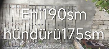 anker: Dəmir pəncərə barmaqlıqları – 2 ədəd - Material: qalın profilli dəmir — 3