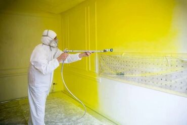 Покраска: Покраска стен, Покраска потолков, Покраска наружных стен, На водной основе, 3-5 лет опыта