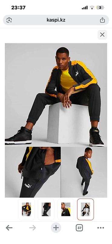 pull and: Мужской спортивный костюм, XL, Puma, Новый, цвет - Черный — 2