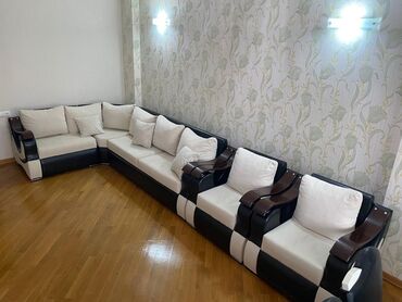 forx5 kahve qiymeti: Б/у, Угловой диван, 2 кресла, С подъемным механизмом, Раскладной