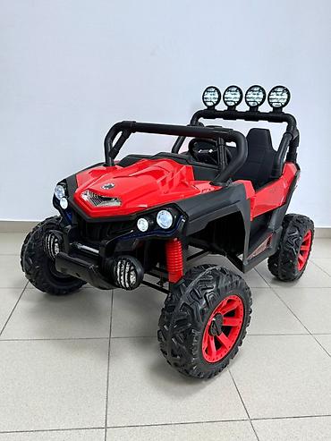 Детский электромобиль-багги (UTV) 4x4, двухместный - Яркий корпус